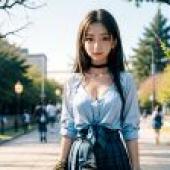 優雅都會，亮眼ulzzang少女